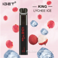 Iget King 2600 Puffs Electronic cigarrillo Top Sale